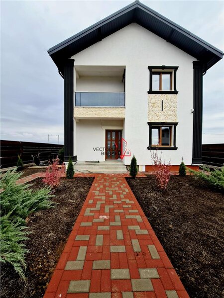 Pantelimon, casa moderna cu 4 camere, finisaje premium, curte amenajata 370 mp, strada Gloria
